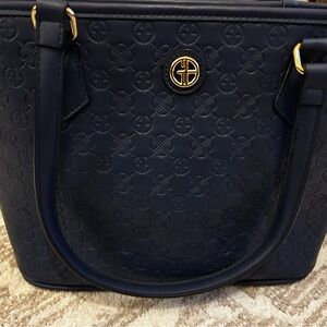 Giani Bernini Navy Shoulder Bag